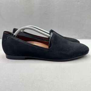 Vionic Willa Womens Size 8.5 Loafer Black Suede Comfort Orthotic Slip-On Flat